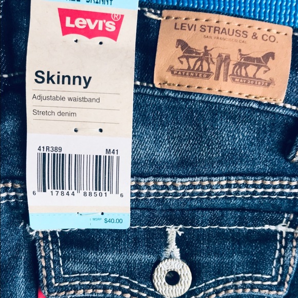 levis girls skinny jeans